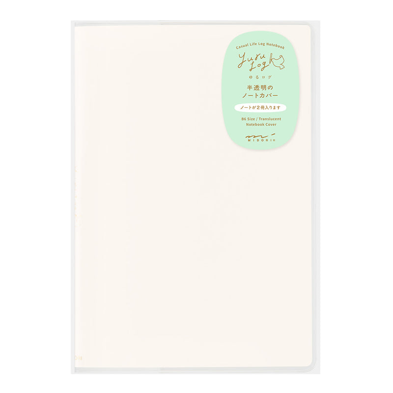 Midori Yuru Log Notebook Cover - B6 - PVC