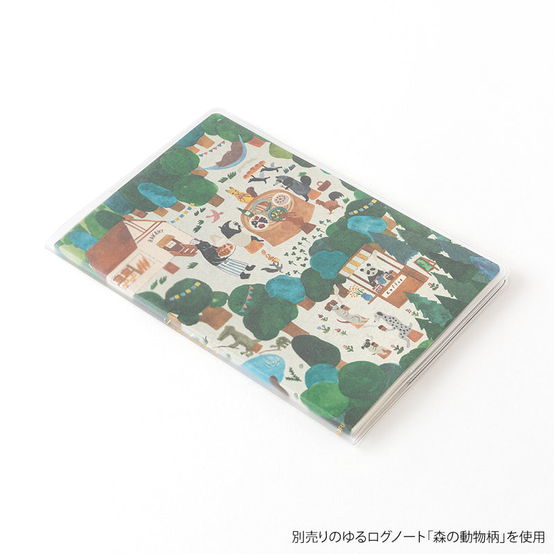 Midori Yuru Log Notebook Cover - B6 - PVC