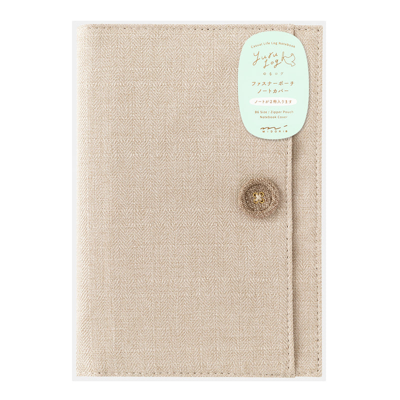 Midori Yuru Log Notebook B6 Fabric Cover