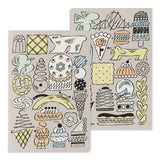 Midori Yuru Log Notebook - B6 - Sweets & Animals