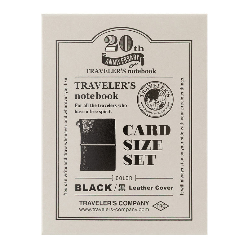 TRAVELER'S COMPANY 20th Anniversary Card Sized Notebook Set