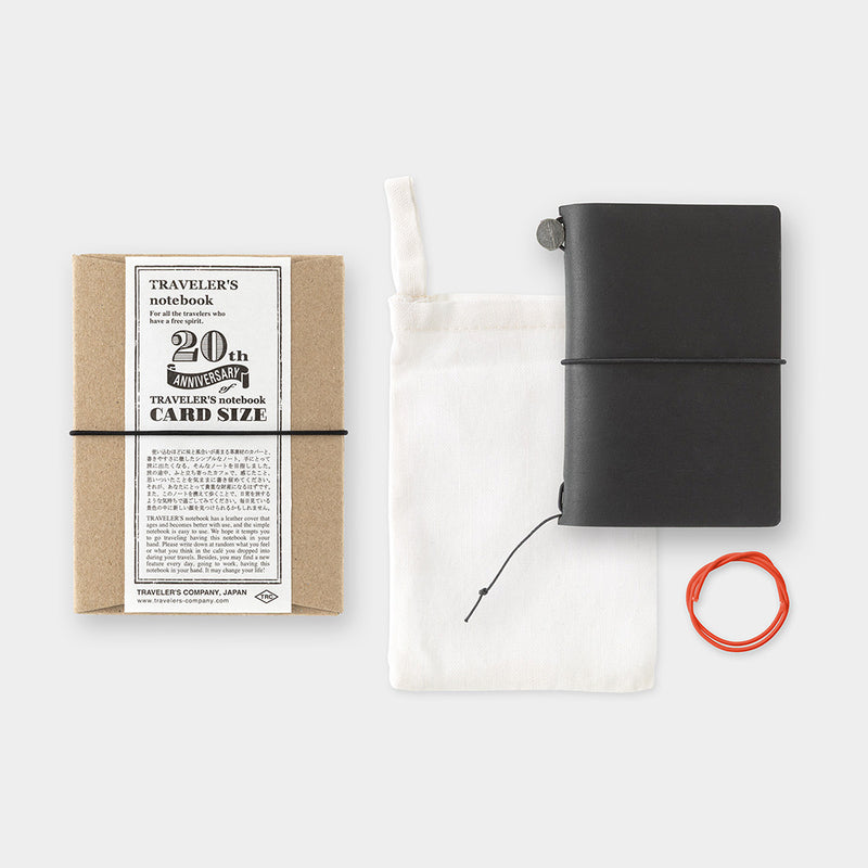 TRAVELER'S COMPANY 20th Anniversary Card Sized Notebook Set