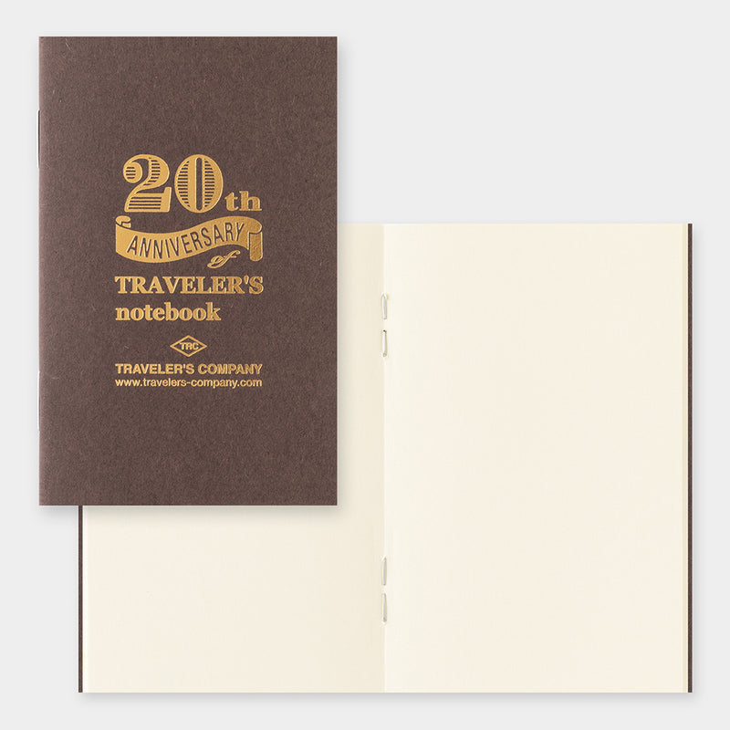 TRAVELER'S COMPANY 20th Anniversary Card Sized Notebook Set