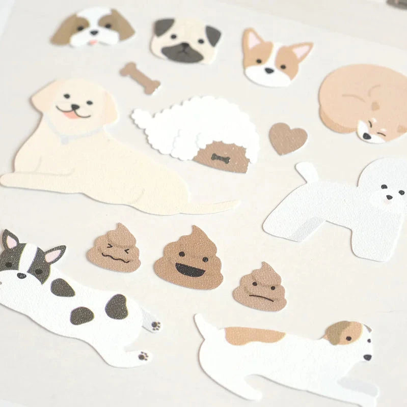 Suatelier Dog Stickers No 1531 Dang Dang