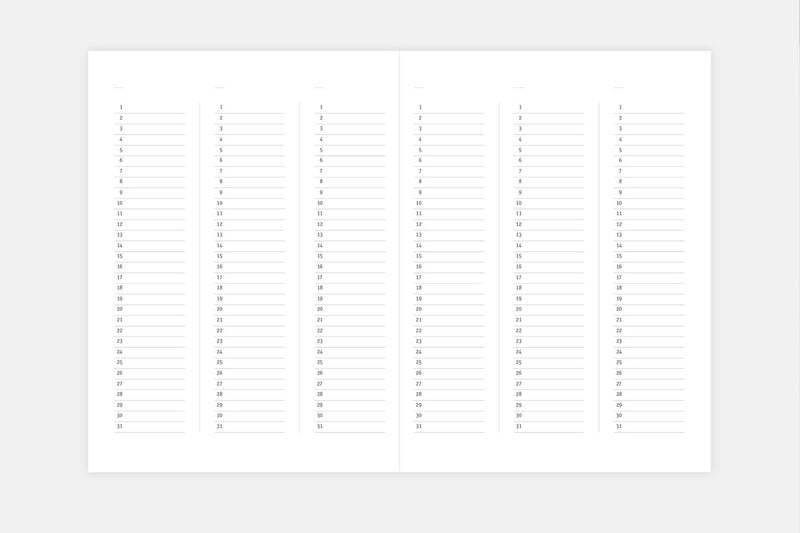 Papierniczeni Klasyk Undated Weekly Planner