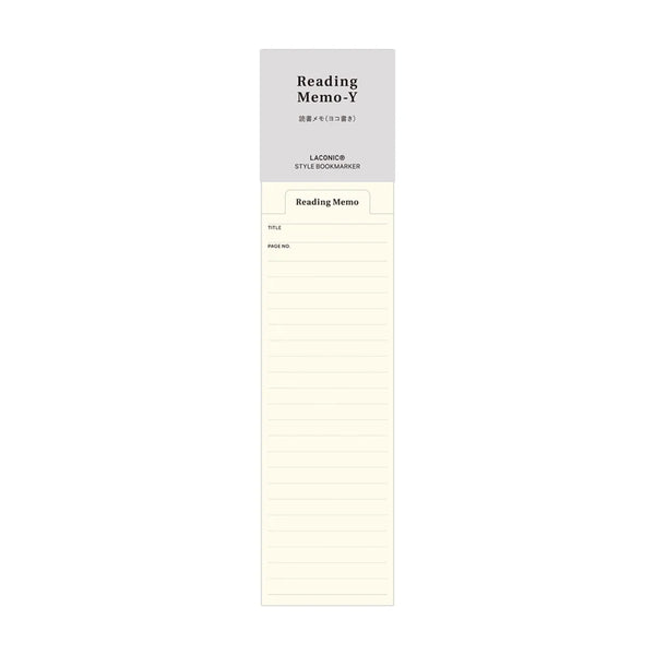 Laconic Reading Memo-Y Set of Bookmarks