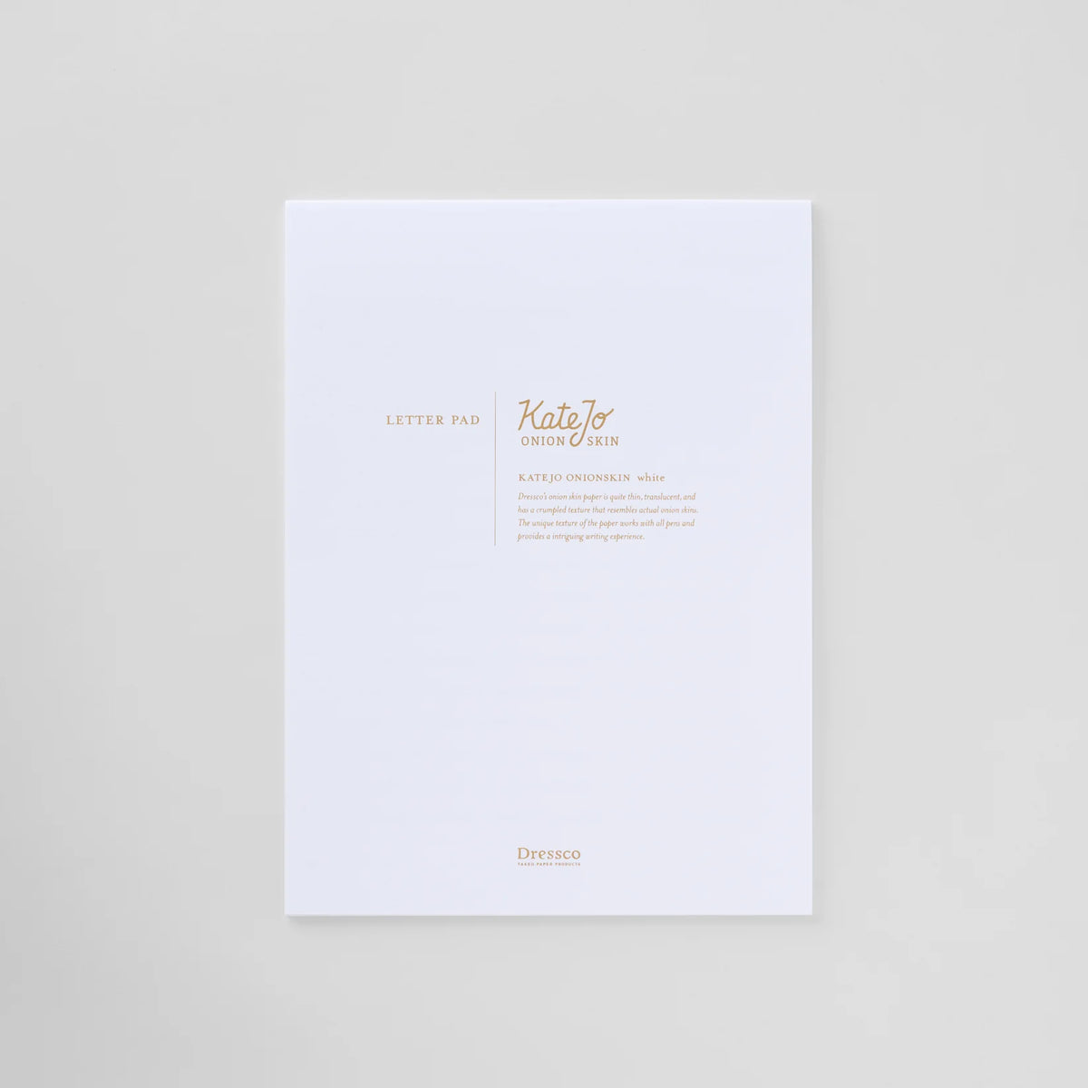 Dressco Letter Pad, Kate Joe Onion Skin -  20 sheets - B5 Size