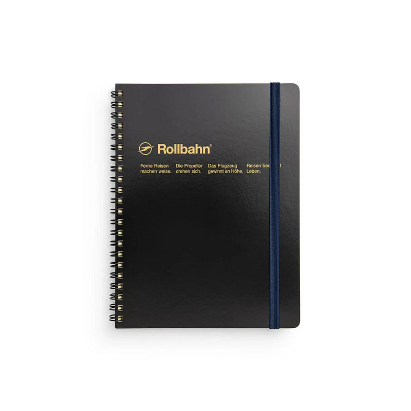 Delfonics Rollbahn Spiral Bound Grid Notebook A5