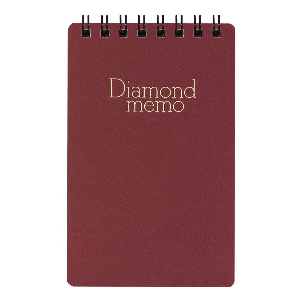 Midori Diamond Medium Memo Book - Lined - Red