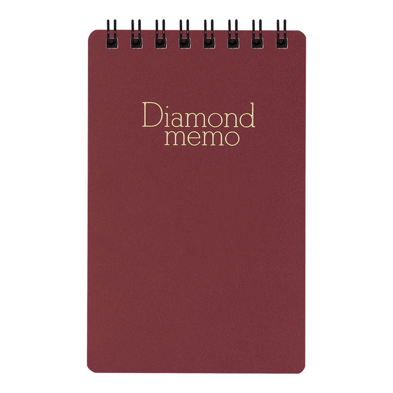 Midori Diamond Medium Memo Book - Lined - Red