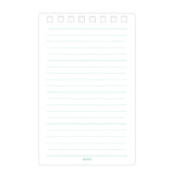 Midori Diamond Medium Memo Book - Lined - Red