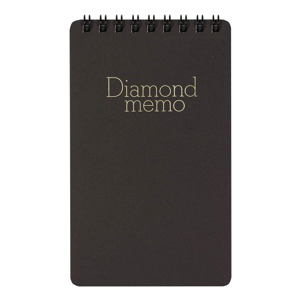 Midori Diamond Large Memo Book - Lined - Black