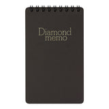 Midori Diamond Large Memo Book - Lined - Black