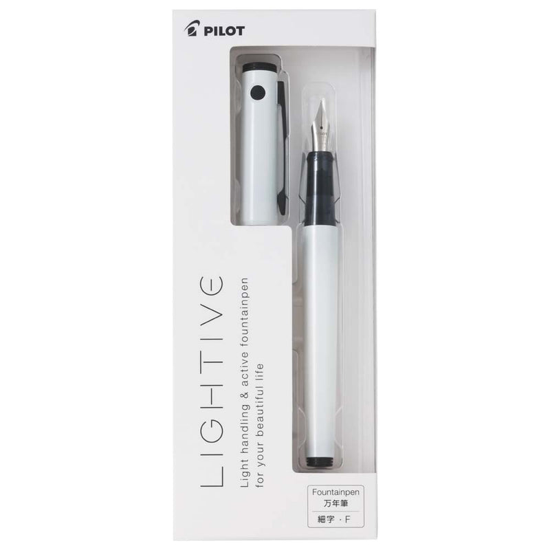 Pilot Lightive Fountain Pen White