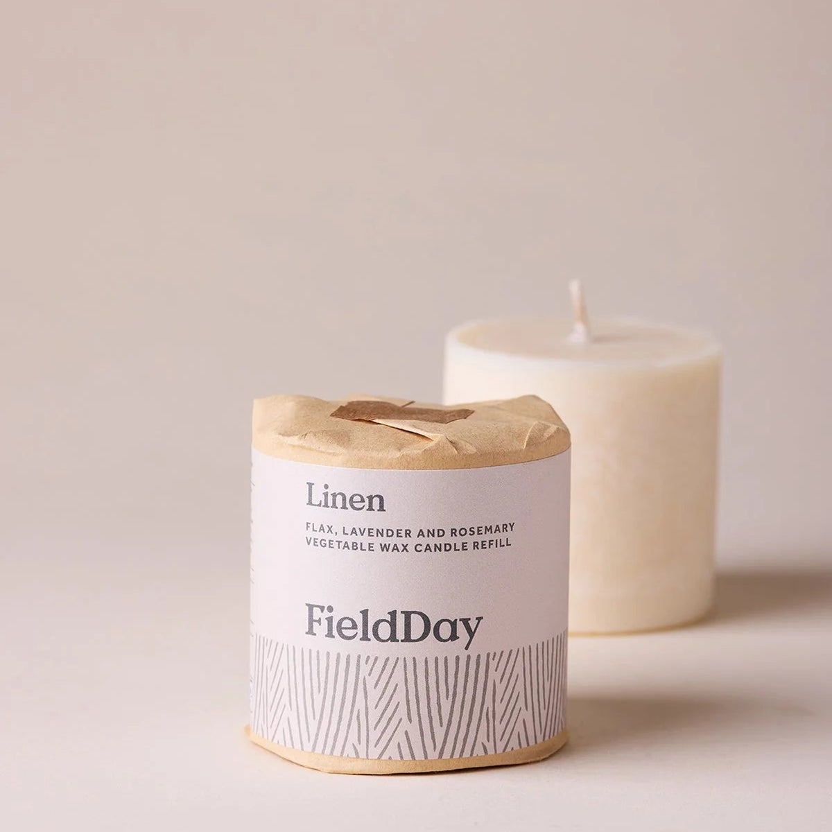 FieldDay Classic Linen Candle Refill