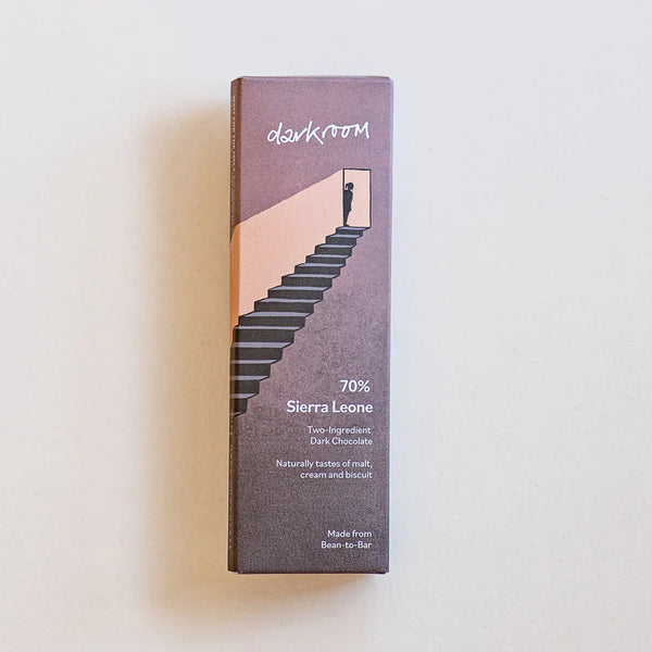 Darkroom Chocolate 70% Chocolate Bar - Sierra Leone 25g Taster Bar