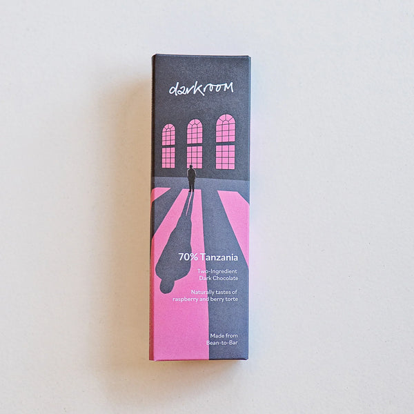 Darkroom Chocolate 70% Chocolate Bar - Tanzania 25g Taster Bar