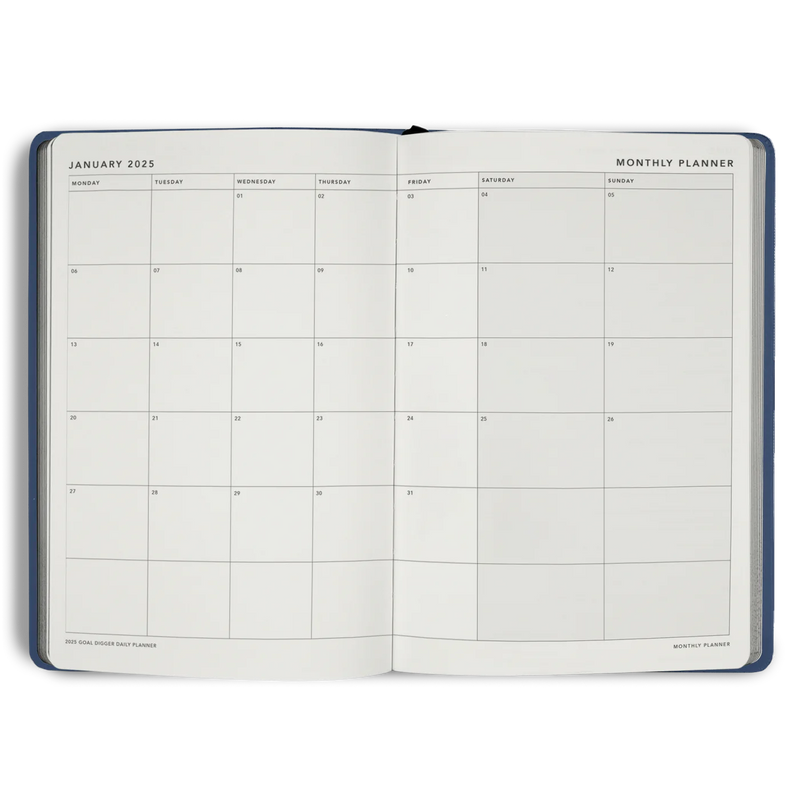 MiGoals 2025 B5 Goal Digger Planner Classic