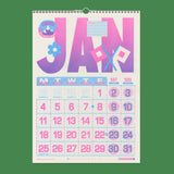 Risotto Studio 2027 A3 Risograph Wall Calendar