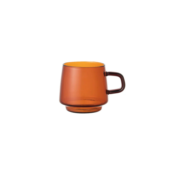Kinto Sepia Amber Glass Mug (340ml)