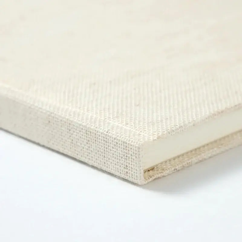 Kakimori A5 Clothbound Hardback Grid Notebook Beige