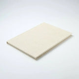 Kakimori A5 Clothbound Hardback Grid Notebook Beige