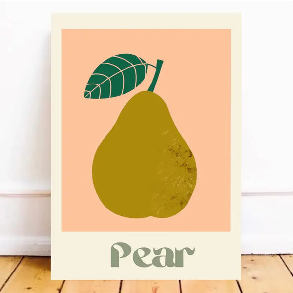 Pear Art Print A4