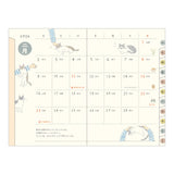 Midori Mini Pocket Monthly Diary 2026 - Cat