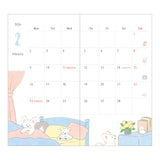 Midori Slim Pocket Monthly Diary 2026 -  Dog