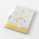 Midori A6 Pocket Monthly Diary - Dog 2026
