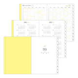 Midori A6 Pocket Monthly Diary - Dog 2026