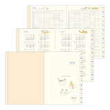 Midori A6 Pocket Monthly Diary - Cat 2026