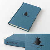 Midori Book Style B6 2026 Diary - Cat - Navy