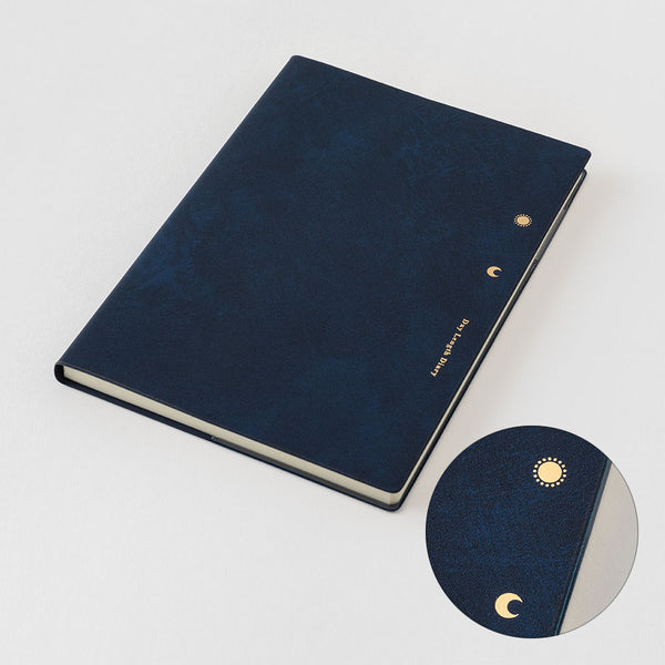 Midori Gradation Day Length B6 Navy 2026 Weekly Diary