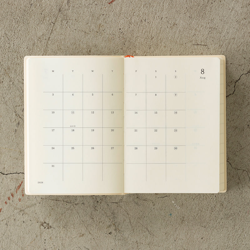 MD Paper A6 1 Day 1 Page 2026 Diary