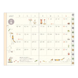 Midori Mini Pocket Monthly Diary - Cat 2027