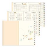 Midori Mini Pocket Monthly Diary - Cat 2027