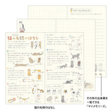 Midori Slim Pocket Monthly Diary 2027 - Cat