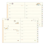 Midori A6 Pocket Monthly Diary - Cat 2027