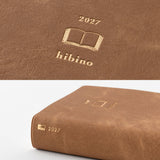 Midori Hibino A6 2027 Diary - Camel