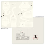 Midori Book Style B6 2027 Diary - Cat - Beige