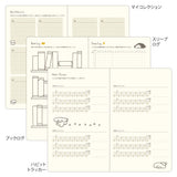 Midori Book Style B6 2027 Diary - Dog - Navy