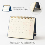 Midori Plus B6 Stand 2027 Diary - Navy