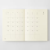 MD Paper Diary A6 2027 Monthly Block & Memo