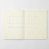 MD Paper Diary A4 Thin 2027 Monthly Block & Memo