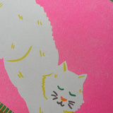 White Cat A4 Riso Print