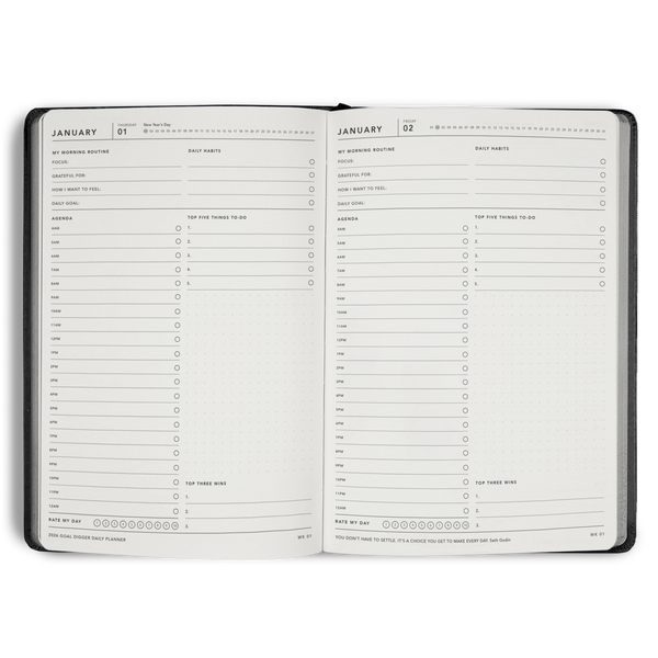 MiGoals 2026 B5 Goal Digger Planner Daily