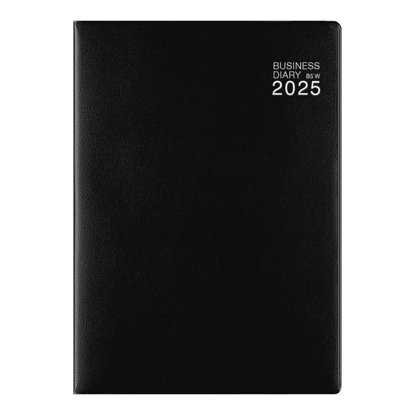 Midori Business Diary B5 Weekly Planner Black 2025