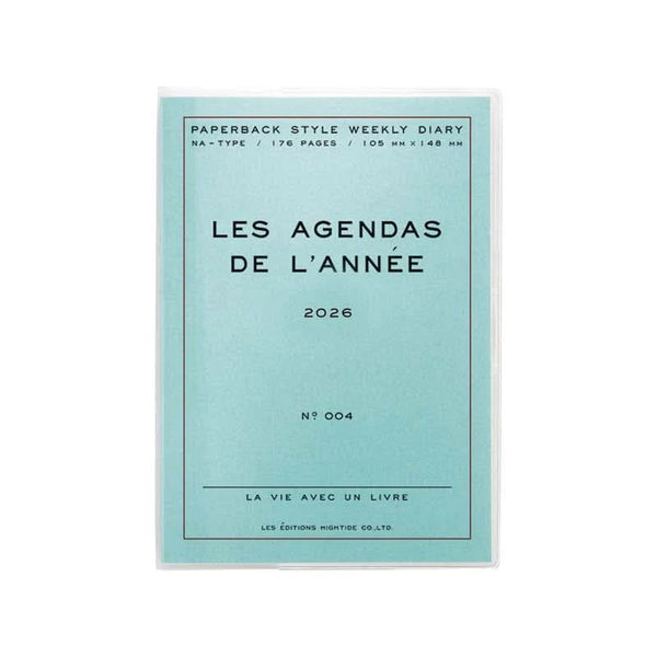 Hightide 2026 Weely Diary 'Les Agenda De L'Année' A6