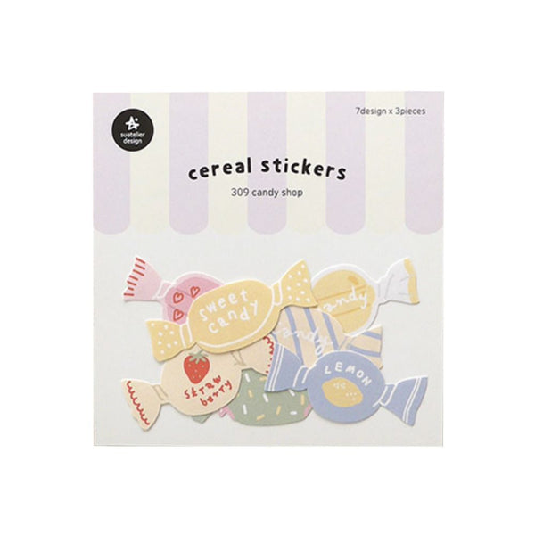 Suatelier Cereal Stickers 309 candy shop